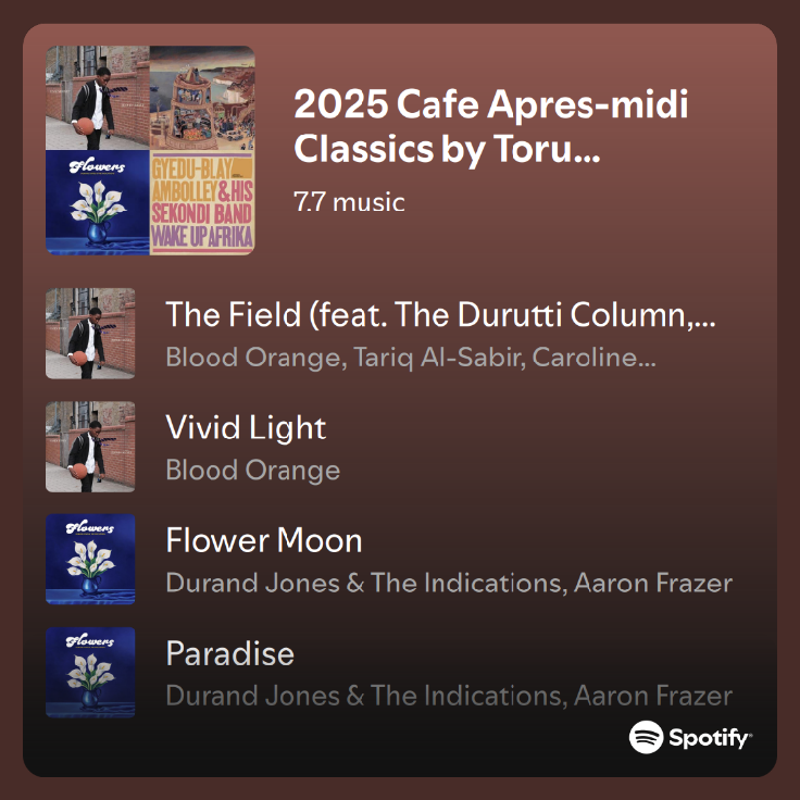 2025 Cafe Apres-midi Classics by Toru Hashimoto (SUBURBIA